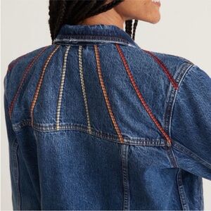 Marine Layer Embroidered Denim Jacket